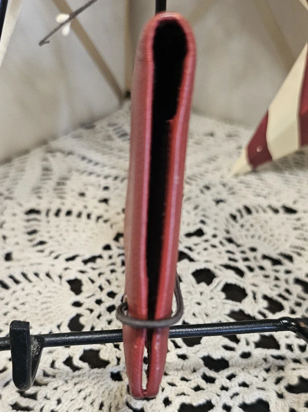 Prada Red Leather Wallet